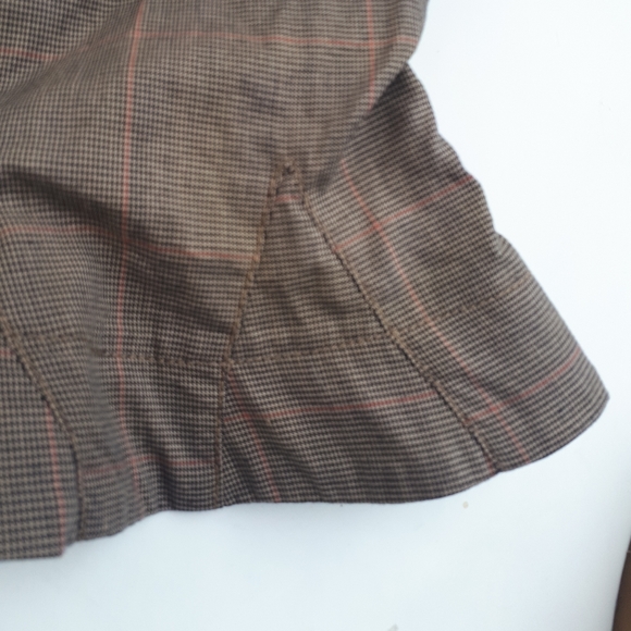 Plaid Peplum Bustier Top - Picture 11 of 16